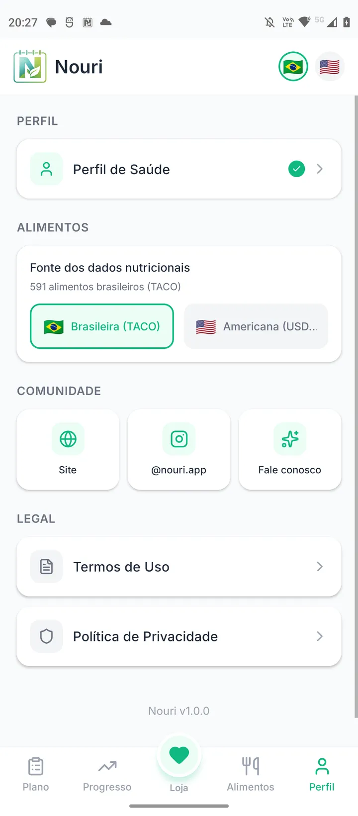 Perfil do Nouri